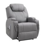 Fauteuil de relaxation �lectrique charlotte gris