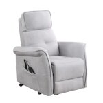 Fauteuil releveur relax lectrique gris clair charly