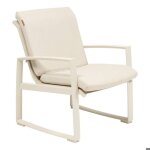 Fauteuil de salon de jardin boreane argile - hesp�ride