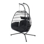 Faro - fauteuil suspendu 2 places noir