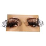 Faux cils noirs gants - adulte - pour dguisement ou soire