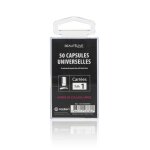 Faux ongles - beautlive - capsules carres x50 taille 1 - blanc