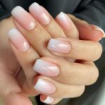 Faux ongles naturel rose - court carré ombre - glossy press on nails - 24pcs Faux ongles naturel rose - court carré ombre - glossy press on nails - 24pcs
