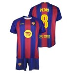 Fc barcelona ensemble football junior pedri 2025 / 26 maillot + short multicolore