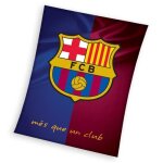 Fc barcelona plaid couverture polaire 150x200 cm fleece blanket ide dco champions club football fc ...