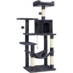 Feandrea arbre à chat hauteur 143 cm, tour de jeux pour chats, avec 4 poteaux à griffer, en tissu peluche, ... Feandrea arbre à chat hauteur 143 cm, tour de jeux pour chats, avec 4 poteaux à griffer, en tissu peluche, ...