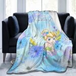 F�e clochette f�es super doux polaire jeter couverture adultes enfants b�b� flanelle couvertures pour ...