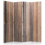 Feeby paravent imprimé séparateur de pièce une face 4 panneaux planches bois 145x150 cm Feeby paravent imprimé séparateur de pièce une face 4 panneaux planches bois 145x150 cm