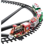 Train de nol lectrique sapin 23 pices musical 1 led  piles feeric lights & christmas