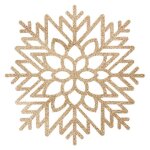Frie lights&christmas - set de table de nol design flocon - diam. 42 cm - dor