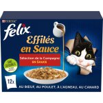 Felix tendres effils encore plus de sauce - slection de la campagne - 85g - sachets fracheur pour ...