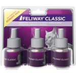 Feliway classic - pack de 3 recharges anti stress calmant - 3 x 48 ml - pour chat