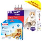Feliway friends recharges pour diffuseur 3 x 48ml + beaphar 6 pipettes - pour chat