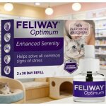 Feliway optimum - anti - stress pour chat - complexe de ph�romones apaisantes - pack �conomique 3 recharges ...