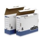 Fellowes bote darchives bankers box blanc / bl?