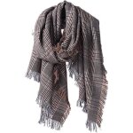 Femme �charpe grand plaid en laine acrylique foulard long chaude vogue en automne / hiver cape souple ...