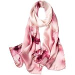 Femme foulard 100% soie de m�rier color� echarpe l�ger el�gant coupe manuel meilleur cadeau pour votre ...