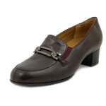 Femme mocassin - soffice sogno - cuir souple - rouge bordeaux - taille 37