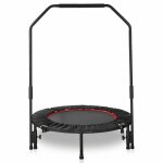Femor trampoline fitness pliable t - bar 101 cm?trampoline de fitness certifi� tuv int�rieur / ext�rieurr�glab ...