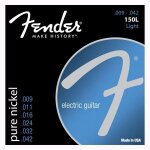 Cordes pour guitares �lectriques - fender - 150l - pure nickel - tirants 09 - 042 - adulte