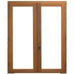 Fentre bois 2 vantaux h125 x l120 ctes tableau