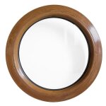 Fenêtre ronde fixe 500 pvc chêne doré Fenêtre ronde fixe 500 pvc chêne doré
