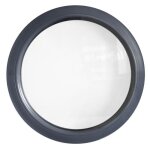 Fen�tre ronde fixe 650 pvc anthracite lisse 7016