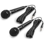 Microphones filaires fenton dm100 - idal chant et discours - 2 microphones avec cordon de 3 mtres