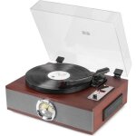 Fenton rp180 - platine vinyle lecteur cd design retro - bois fonc rcepteur bluetooth haut - parleurs ...