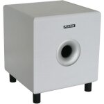 Caisson de basse amplifi fenton shfs08w - blanc 8 pouces 200 watts bass - reflex