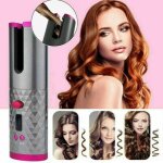 Fer  boucler automatique sans fil bigoudi friser pour cheveux temprature ajustable affichage lcd lia20386 ...