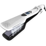 Fer à lisser vapeur cheveux lisseur de salon professionnel - plaques double technologie - lissage longue ... Fer à lisser vapeur cheveux lisseur de salon professionnel - plaques double technologie - lissage longue ...