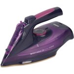 Fer  repasser sans fil et cu ur  vapeur 2400 w - violet - anticalcaire
