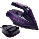 Fer à repasser à vapeur sans fil rechargeable lood - 2400 w - semelle en céramique - système anti - goutte ... Fer à repasser à vapeur sans fil rechargeable lood - 2400 w - semelle en céramique - système anti - goutte ...