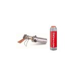 Fer  souder de couvreur  gaz allumage piezo flamme rglable panne interchangeable + cartouche de gaz ...