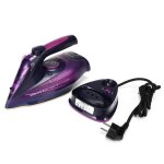 Fer � vapeur sans fil - l425 - violet - 2400w - anti - goutte et anti - calcaire