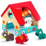 Ferme en bois et animaux - djeco - la petite ferme - jouet en bois pour enfant de 18 mois et plus Ferme en bois et animaux - djeco - la petite ferme - jouet en bois pour enfant de 18 mois et plus