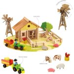 Ma ferme en bois - jeu de construction - jeujura - 145 pièces Ma ferme en bois - jeu de construction - jeujura - 145 pièces