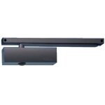 Ferme - porte srie ts wood - geze - bras  coulisse - noir