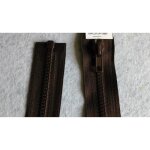 Blouson anorak - fermeture clair - 70 cm - couleur marron - sparable - mailles plastiques