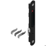 Fermeture encastr�e simple sil�ne r�novation noir