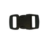 Fermoirs clips plastique (id�al cr�acord) 3 x 15cm noir x10
