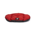 Coussin - ferplast - relax - 43 x 30 cm - rouge - lavable en machine � 30�