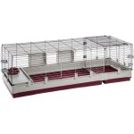 Cage pour rongeurs - ferplast - krolik 160 - 162 x 60 x 50 cm - rouge - accessoires inclus Cage pour rongeurs - ferplast - krolik 160 - 162 x 60 x 50 cm - rouge - accessoires inclus