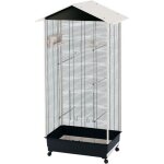 Cage  oiseaux et volire - ferplast - nota - plastique - 82x58xh166cm - gris