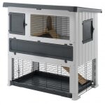 Ferplast clapier grand lodge 120 plastique gris 57085360