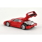 Ferrari f40 1987 rouge jet car norev 1 / 43 m�tal