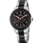Montre femme - festina - 20497 - analogique - cramique et acier - noir avec swarovski
