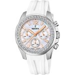 Montre - festina - boyfriend f20610 / 1 - quartz - acier inoxydable - bracelet silicone blanc Montre - festina - boyfriend f20610 / 1 - quartz - acier inoxydable - bracelet silicone blanc