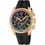 Montre - festina - boyfriend rainbow f20611 / 3 - quartz - noir - bracelet silicone Montre - festina - boyfriend rainbow f20611 / 3 - quartz - noir - bracelet silicone